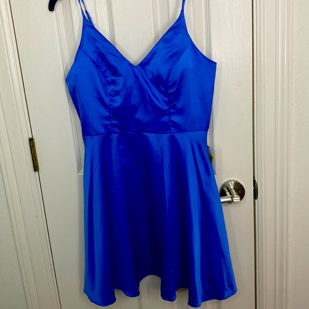 Blue dress